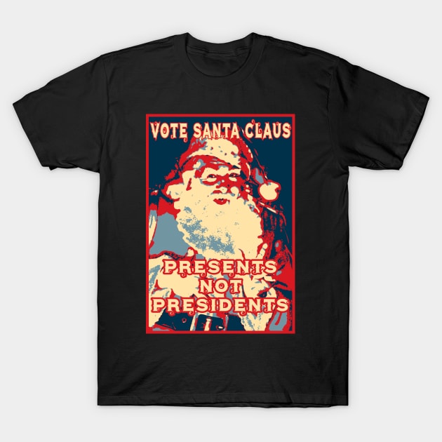 Vote Santa Claus T-Shirt by MichaelaGrove